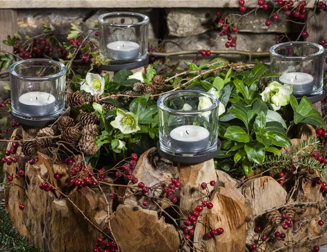 Adventskranz gestalten